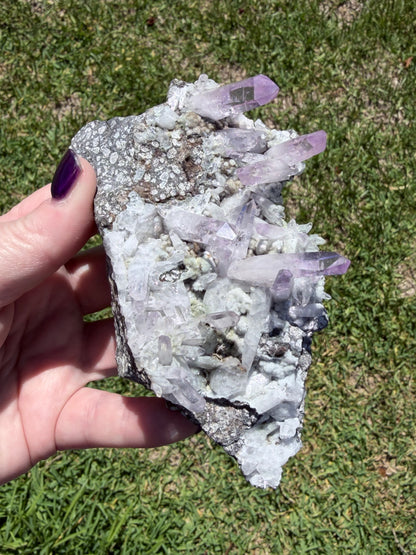 VERA CRUZ AMETHYST CLUSTER ON MATRIX — COLLECTOR PIECE 260g
