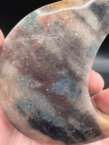 Trolleite Moon on Custom Stand