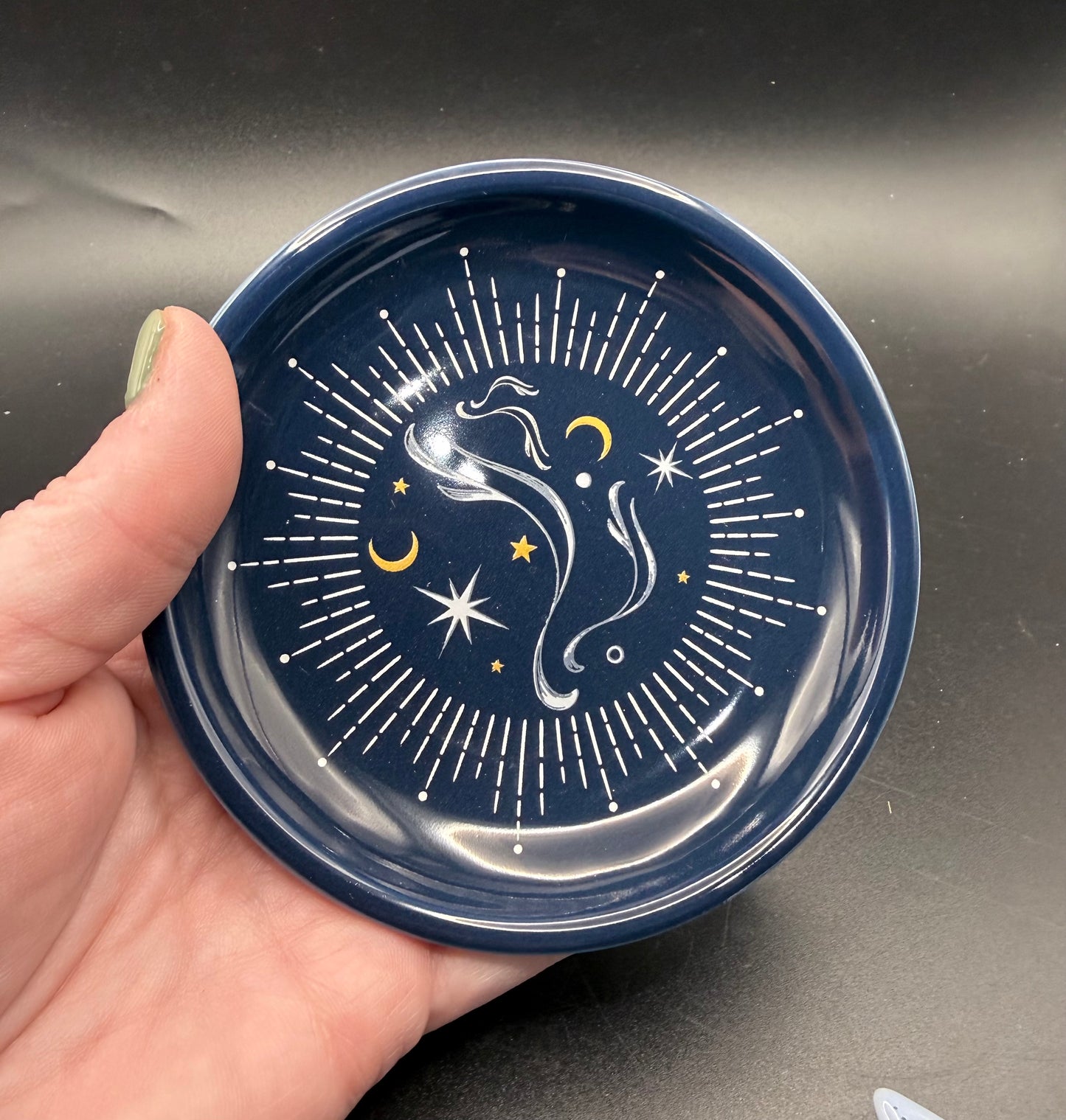 Blue Moon Stacking Ceramic Trinket Dish