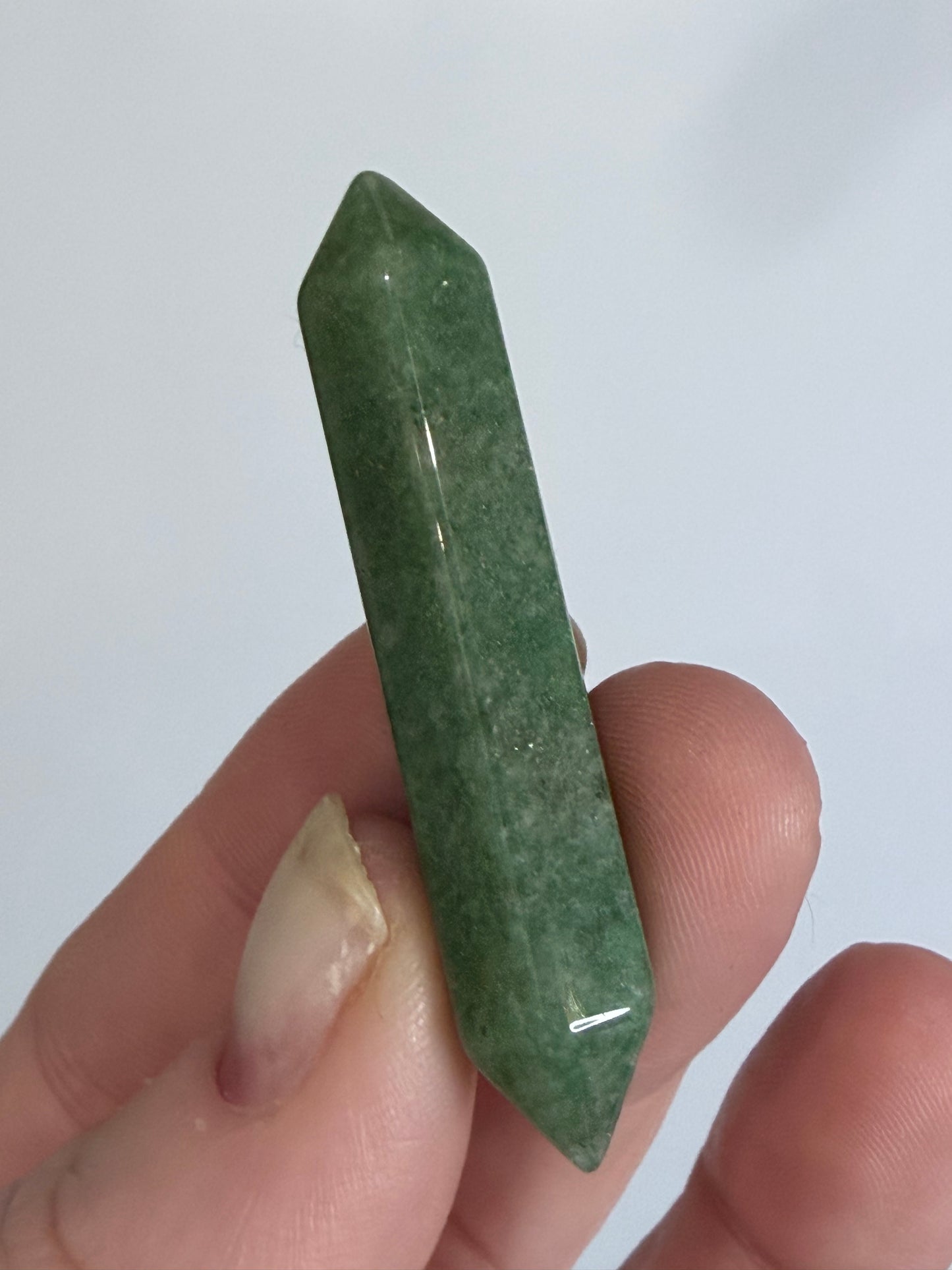 Green Aventurine Double Terminated Point – 5.3 cm