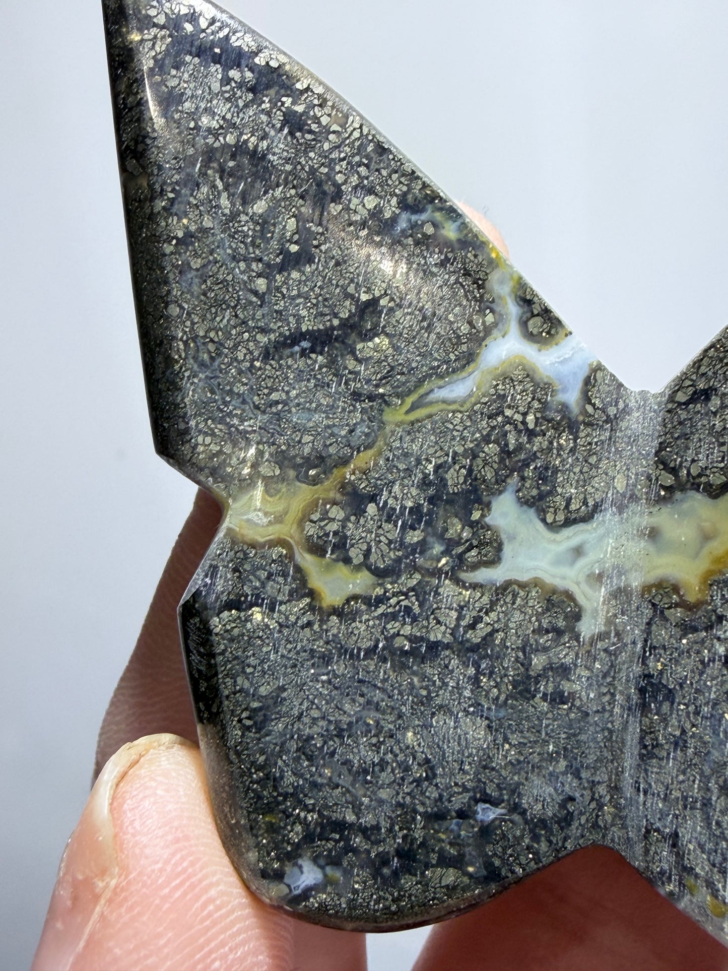 Indonesian Marcasite Butterfly Carving – 5cm (A)