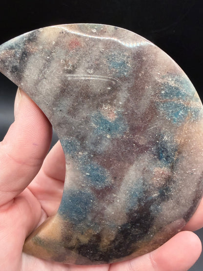 Trolleite Moon on Custom Stand