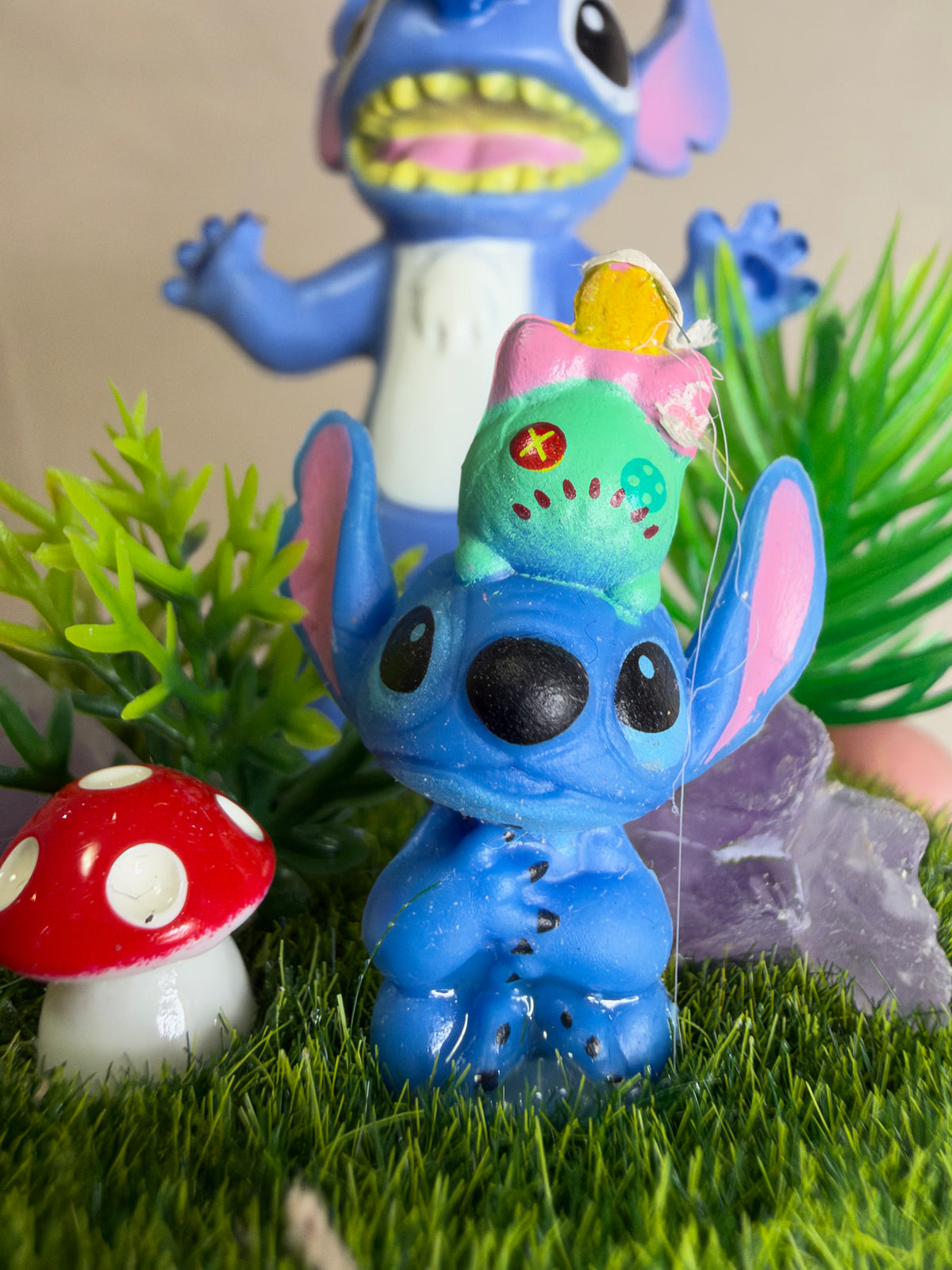 Stitch Crystal Garden with Amethyst – 6cm