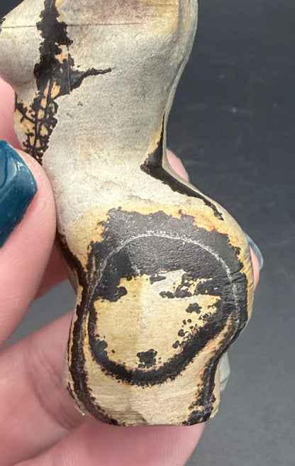 Picture Jasper Goddess Body Carving – Protection • Confidence • Earth Energy