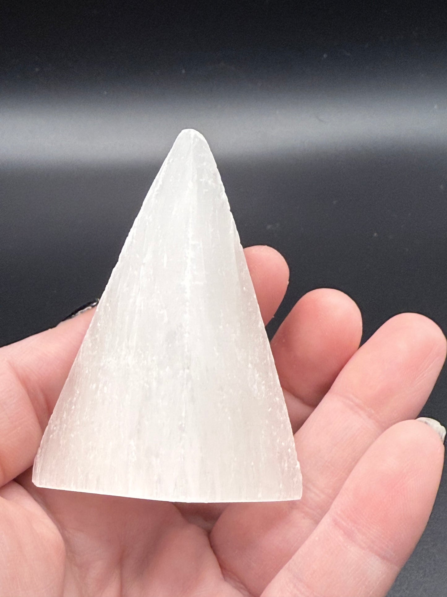 Selenite Pyramid 7cm