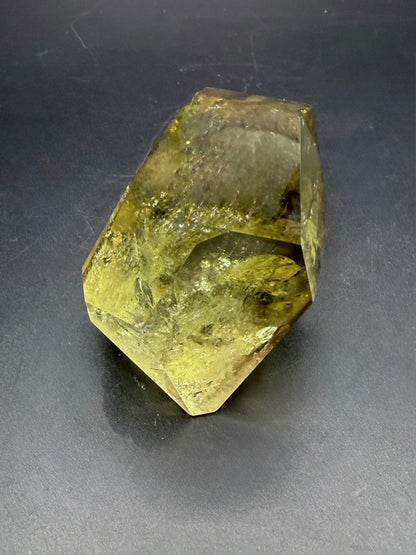 Golden Citrine Freeform — High Clarity with Rainbow Inclusions