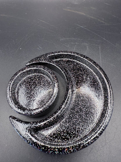 Moon 2 piece Sphere and Chips or tumble Holders