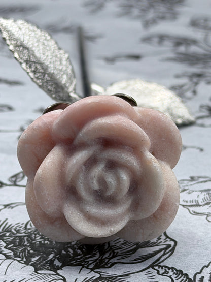 Pink Opal Rose Stem (22cm)