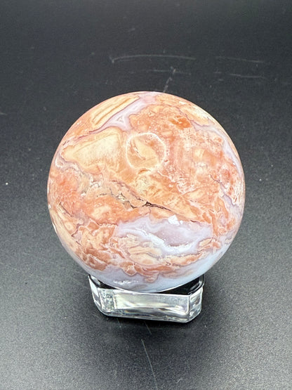 Druzy Pink Petal Agate