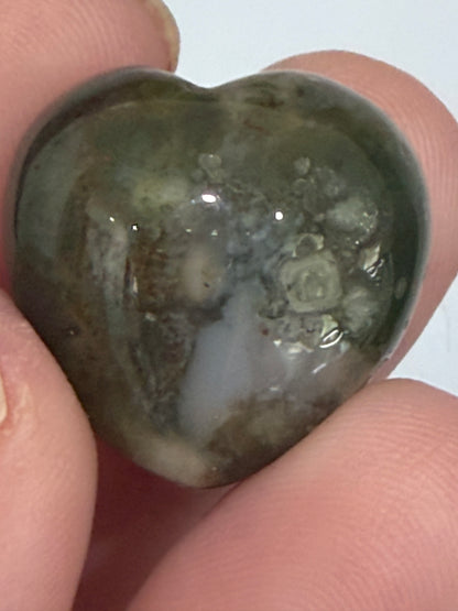 2cm Mini Crystal Puffy Hearts