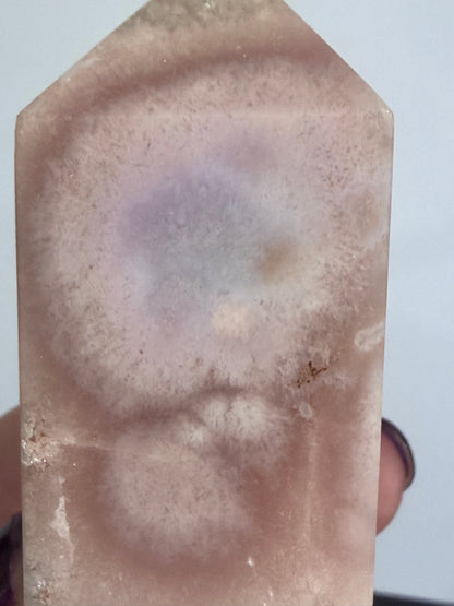 Pink Amethyst Quartz Tower B 10.7cm 263g