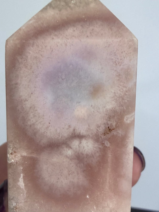 Pink Amethyst Quartz Tower B 10.7cm 263g