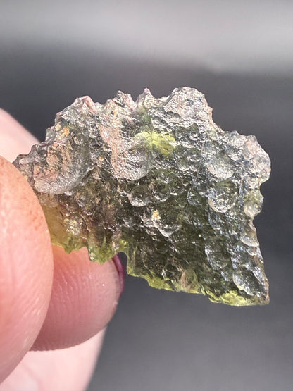 Certified Genuine Moldavite (Czech Republic)  0.93g – includes authenticity card