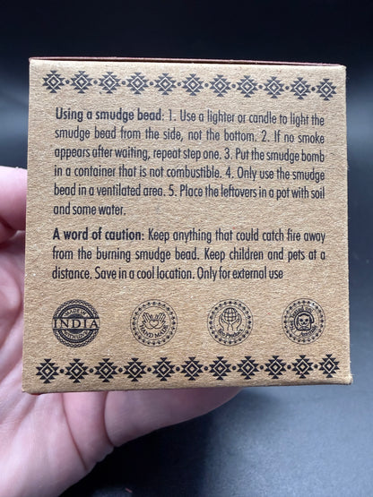 Dragon Blood Smudge Beads by Banjara