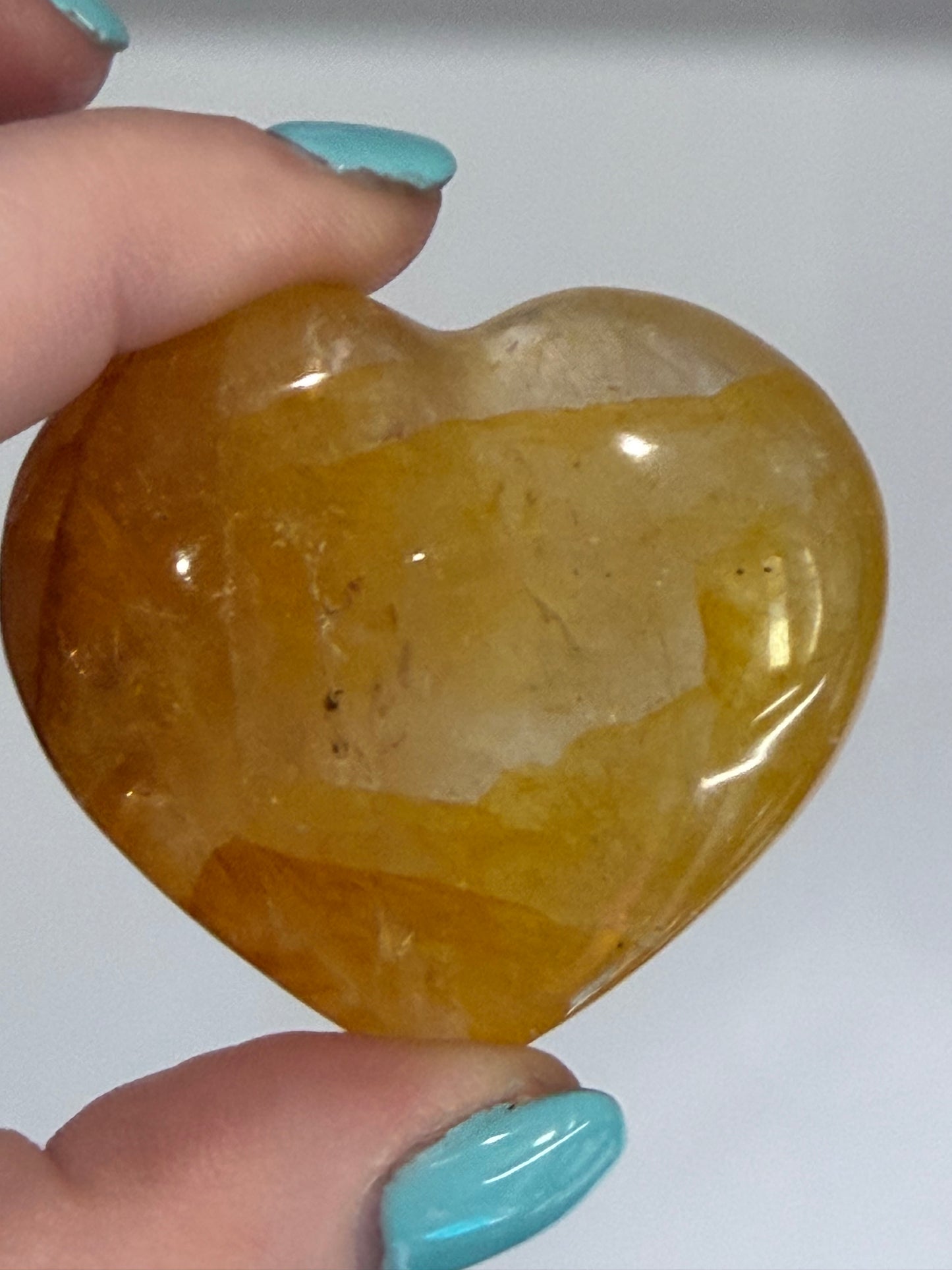 Golden Healer Quartz Heart A - 5cm