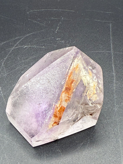 Amethyst Freeform with Hematite Inclusions