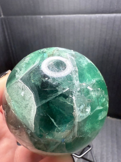 Green Fluorite Sphere