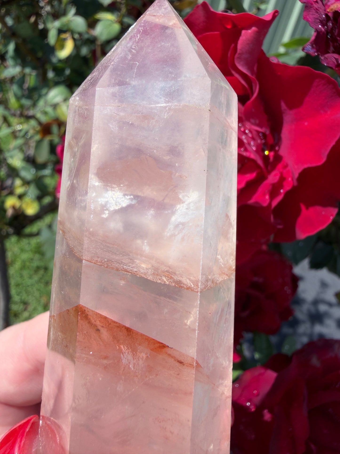 Fire Quartz Tower – 13.2cm | 292g