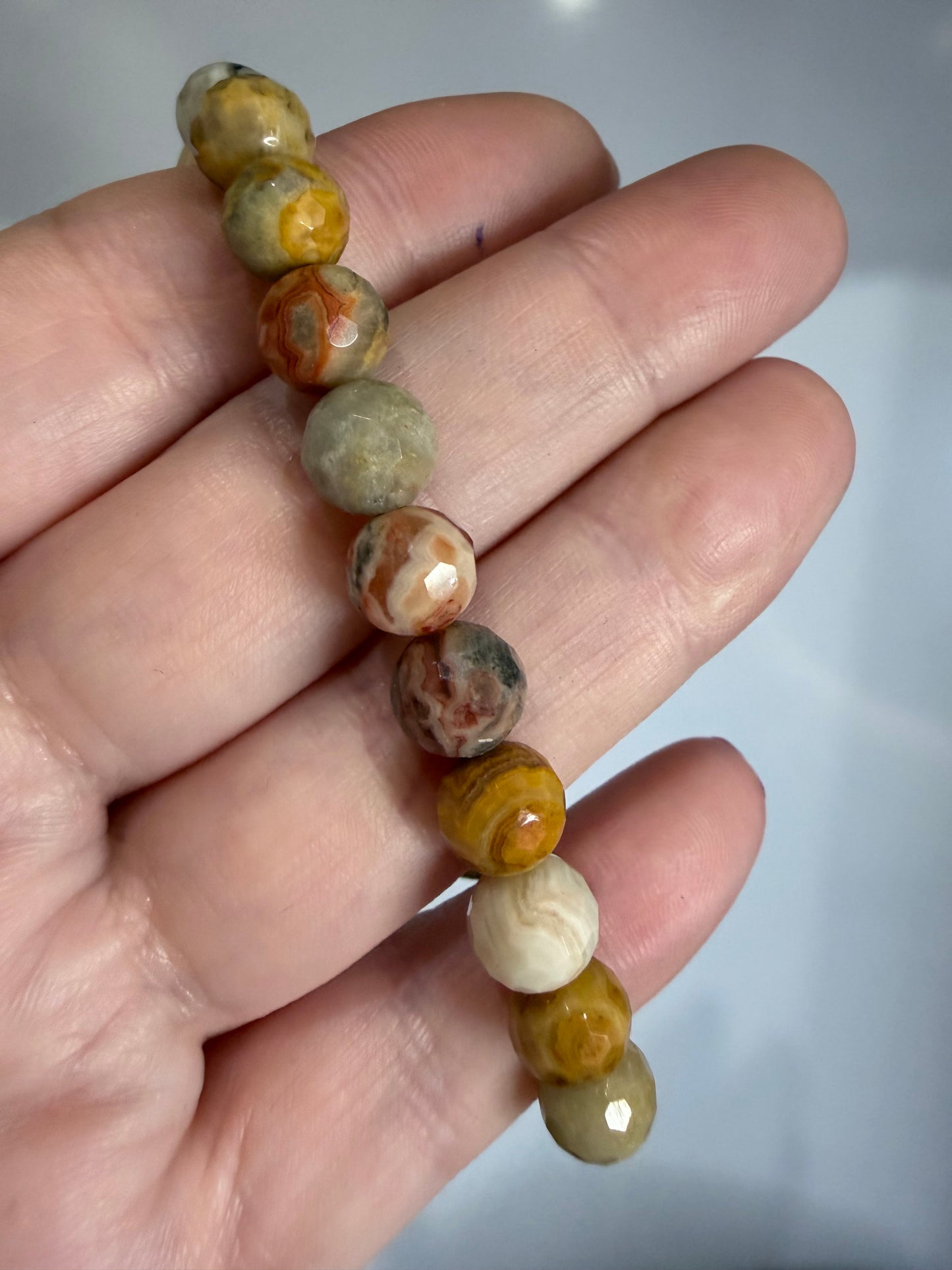 8mm Crazy Lace Agate Faceted Bracelet

Joy • Balance • Positive Energy