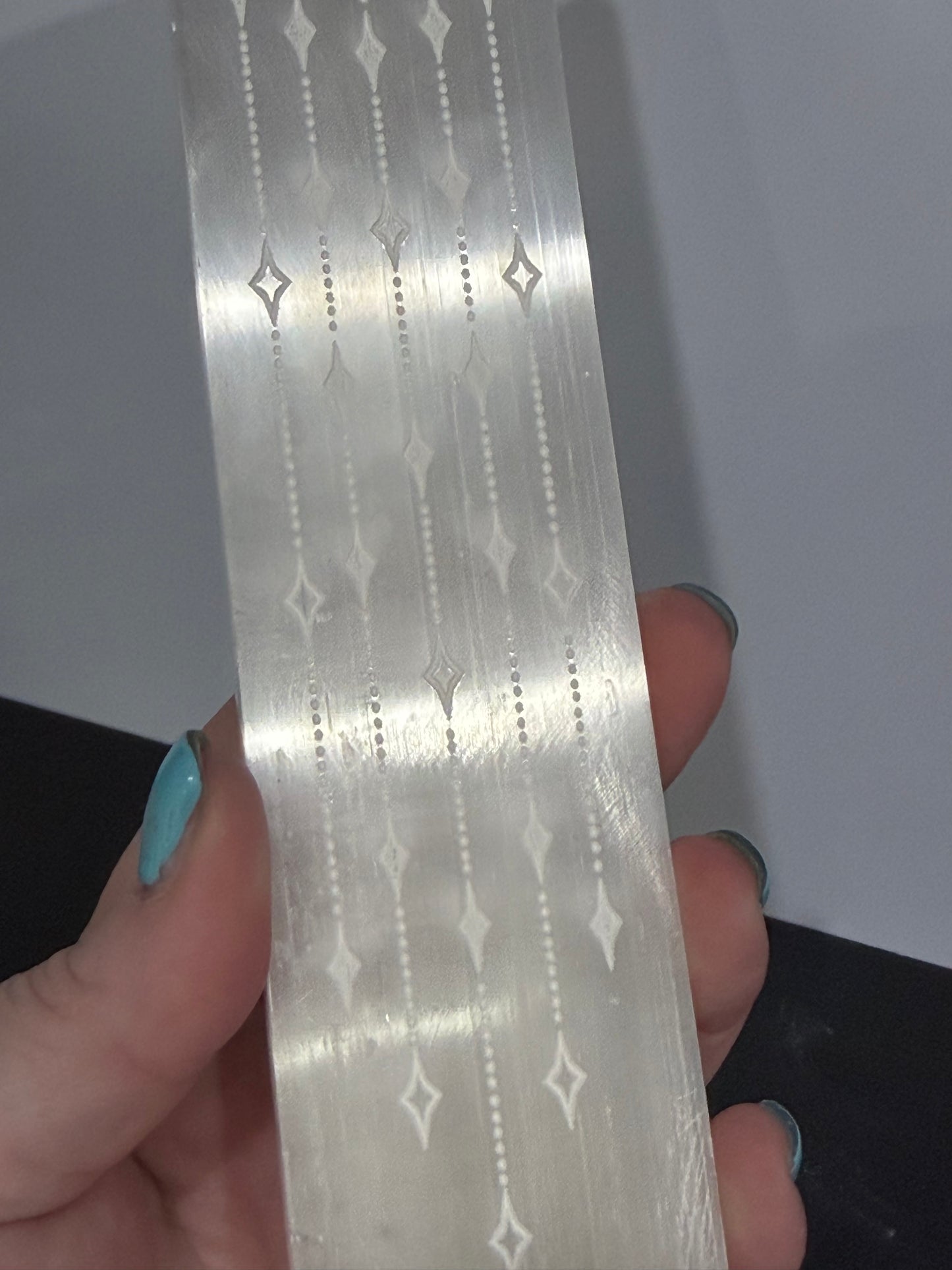 Selenite Dream Catcher Incense Holder - 20cm