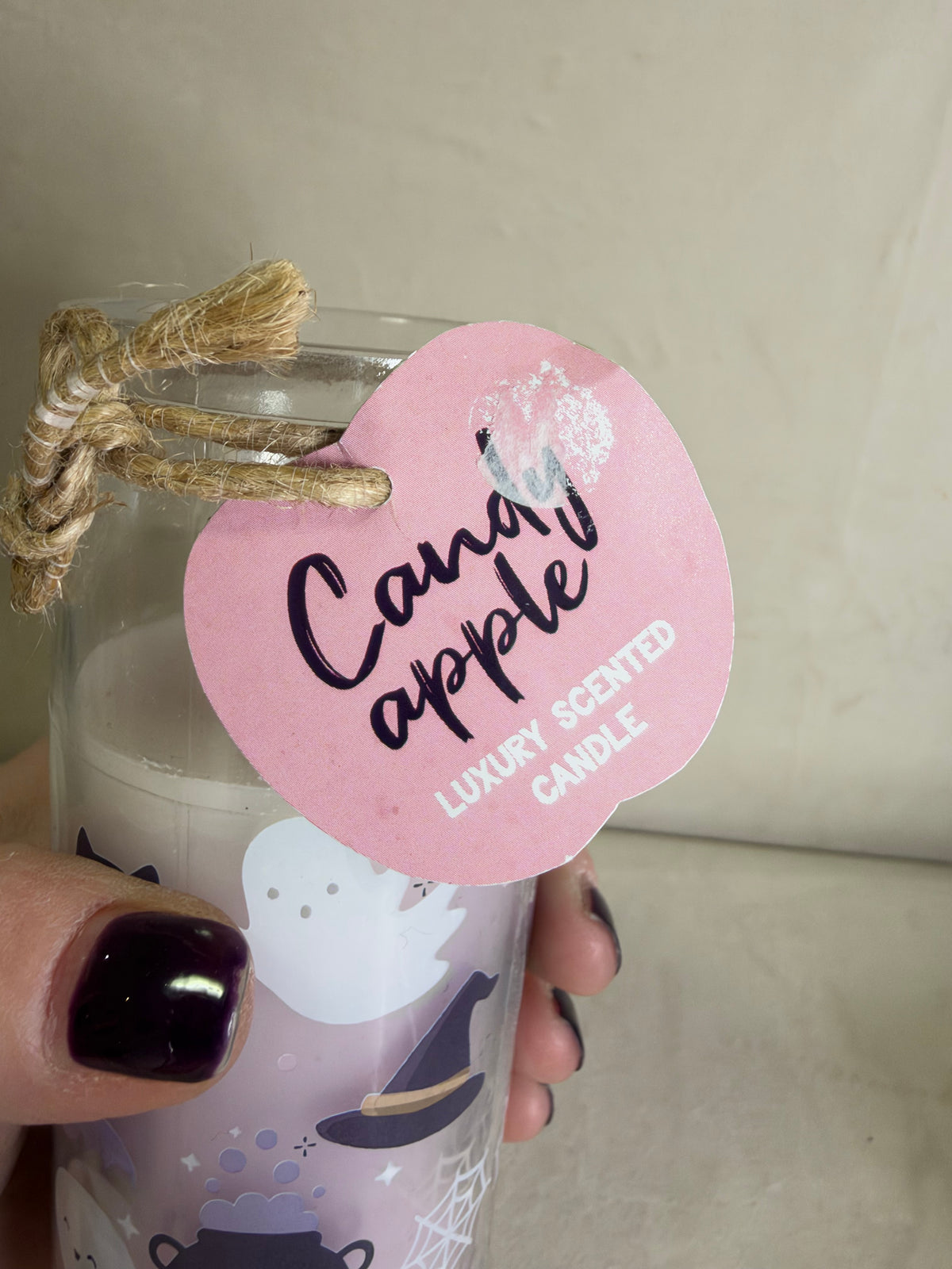 Pastel Halloween Candy Apple Candle – Too Cute to Spook