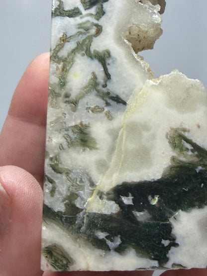 Moss Agate Druzy Tower – 12.5cm