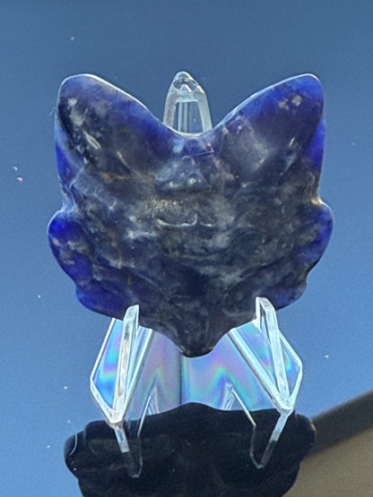 Sodalite mini Fox Mask