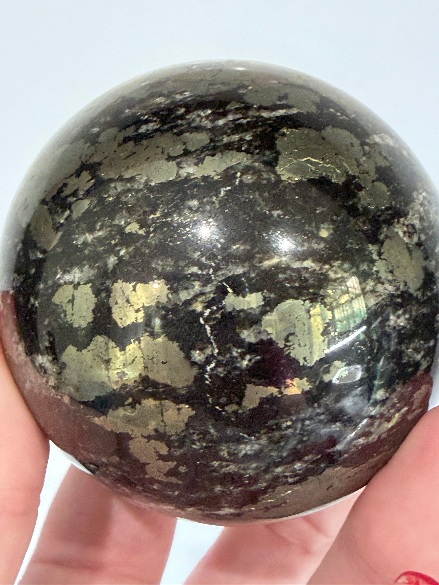 Pyrite Crystal Sphere – 6.7cm | 610g
