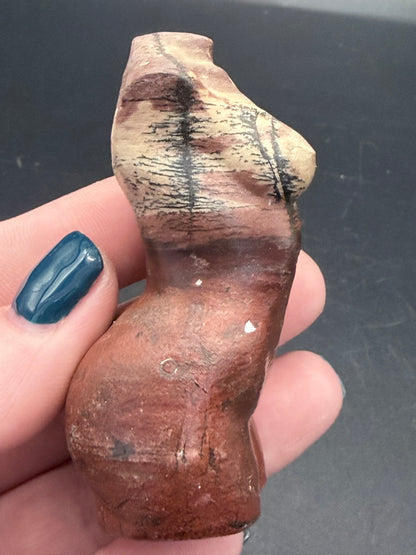 Picture Jasper Goddess Body Carving – Strength • Grounding • Earth Connection