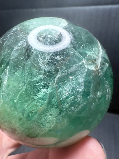 Green Fluorite Sphere