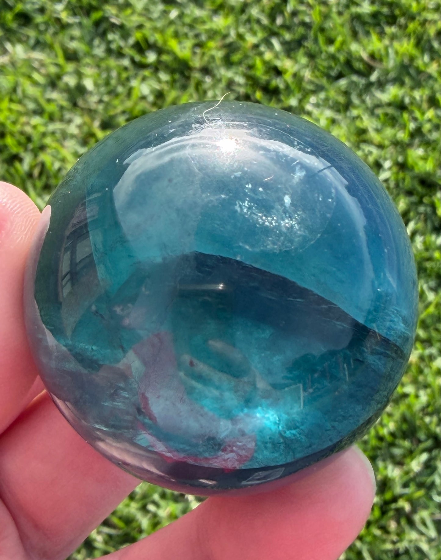 Blue Fluorite Sphere – 4.7cm | 173g