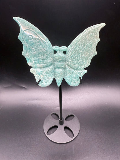 Amazonite Butterfly on Stand
