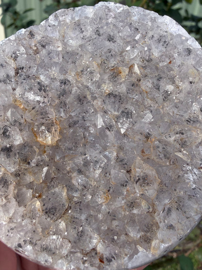 Banded Agate Druzy Sphere – 7.8cm | 475g