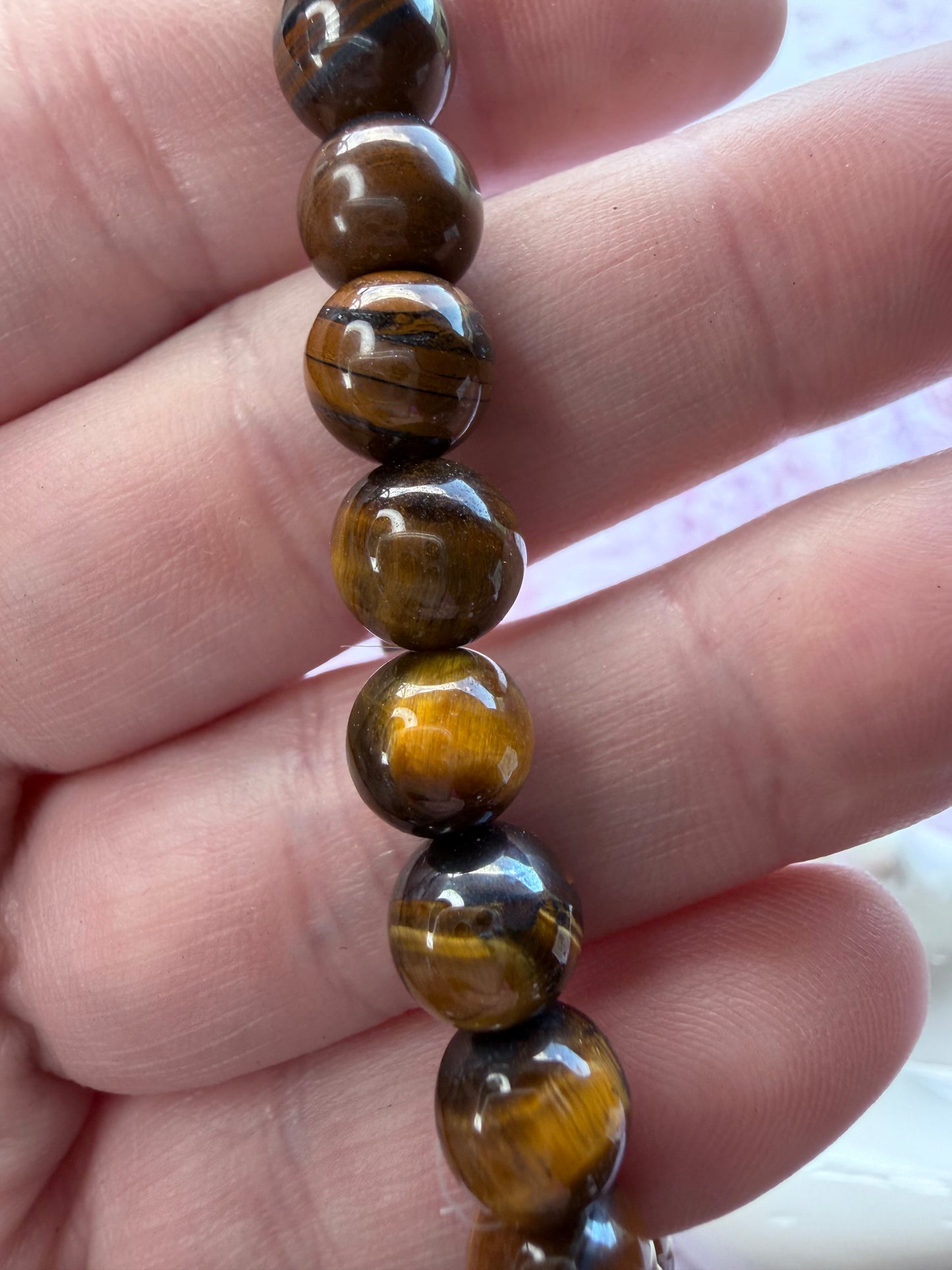 8mm Tiger’s Eye Bracelet

Protection • Confidence • Strength