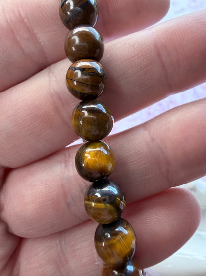 8mm Tiger’s Eye Bracelet

Protection • Confidence • Strength
