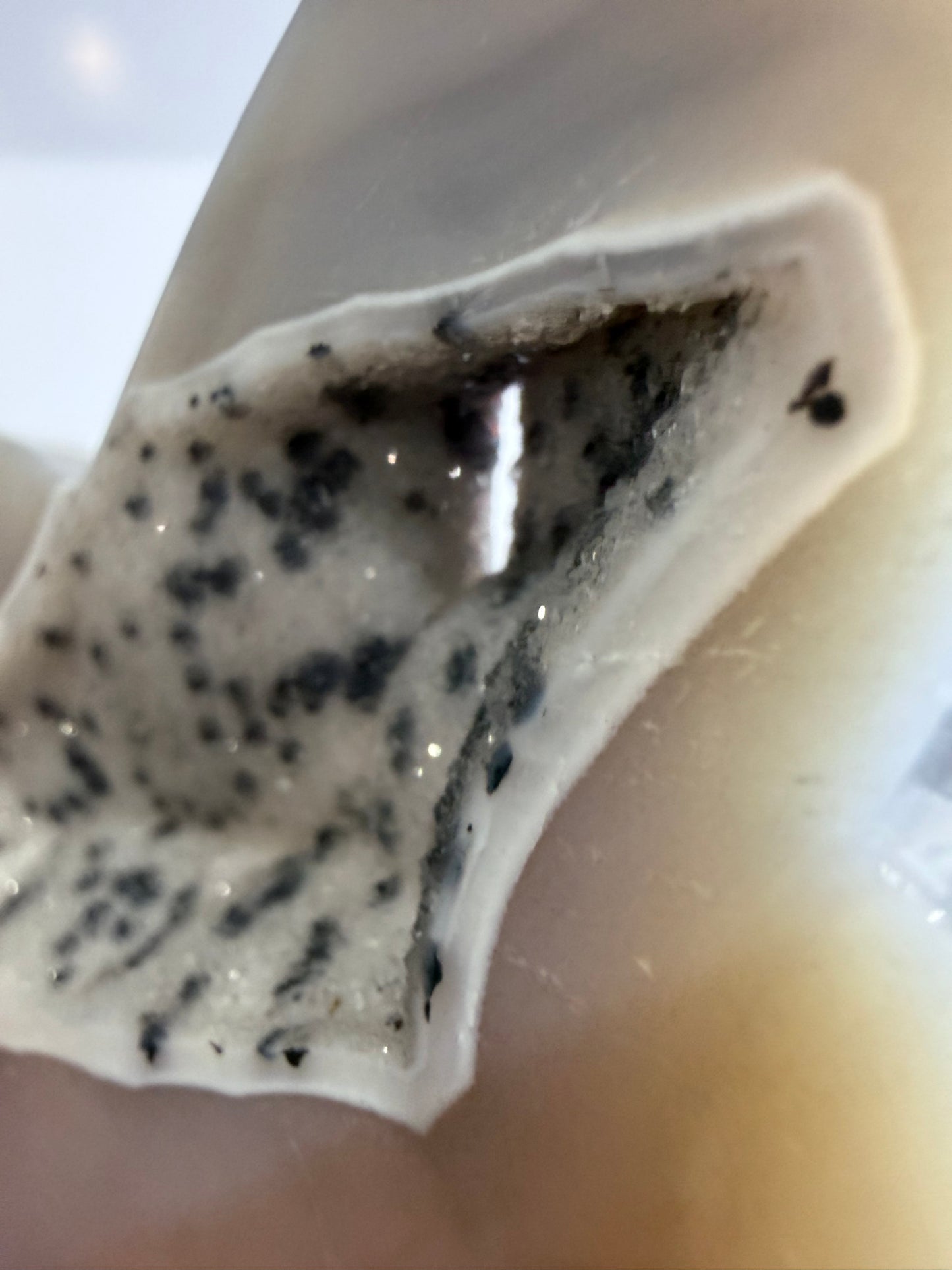 Dendritic Agate Druzy Butterfly Carving – 10.5cm | 144g