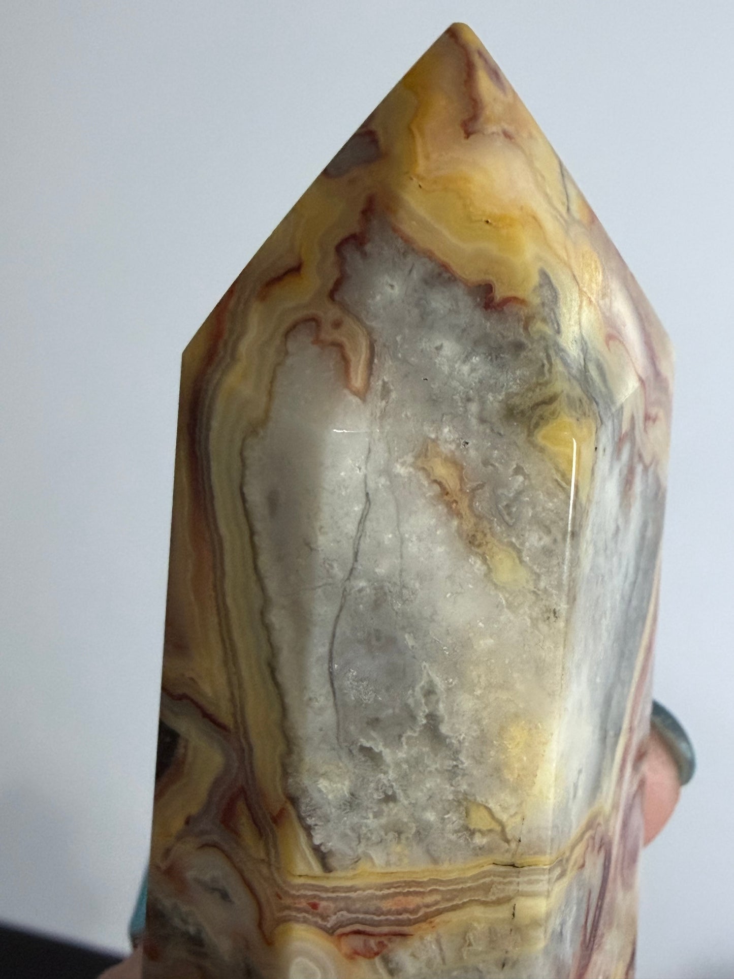 Crazy Lace Agate Tower – C -