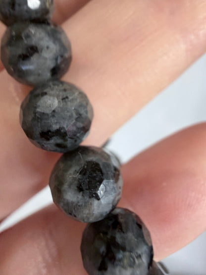 8mm Larvikite Faceted Bracelet

Grounding • Protection • Mental Clarity