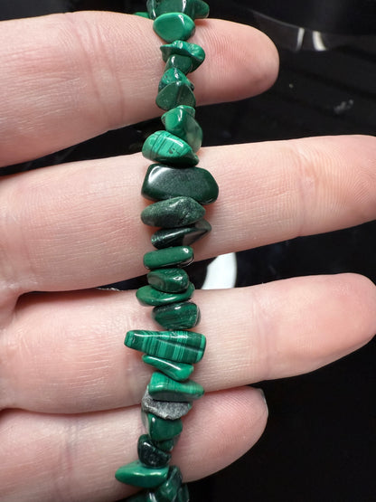 Malachite Chip Bracelet