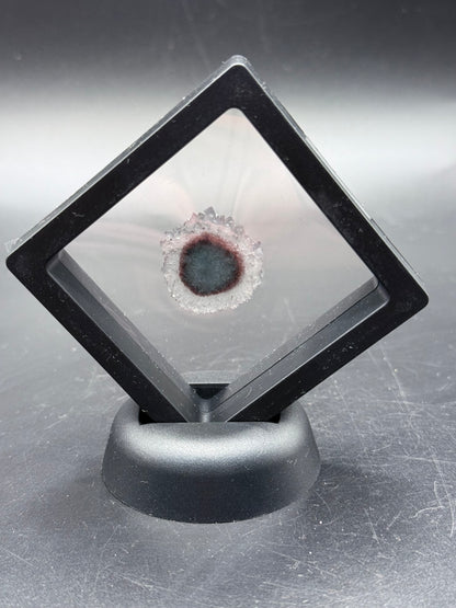 Amethyst Stalactite Slice in Display Frame