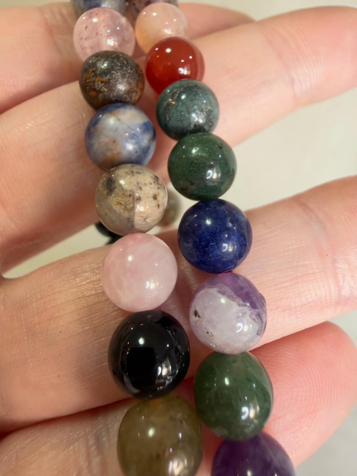 8mm Mixed Stone Bracelet