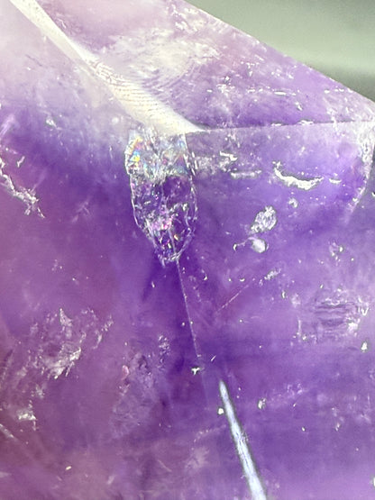Amethyst with Rainbows Freeform