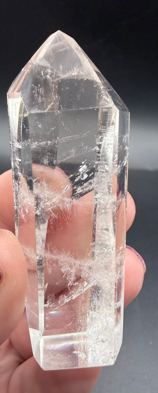 Extra Grade Clear Quartz Tower