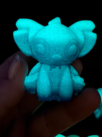 Stitch Luminous Blue Carving