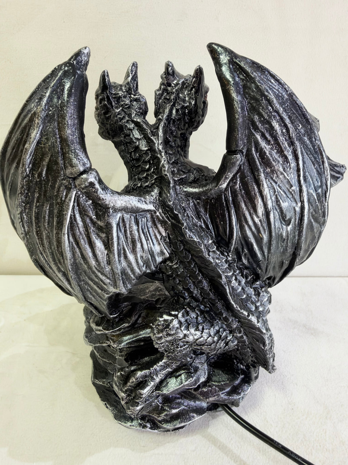 Twin Dragon Plasma Ball Lamp – 20cm