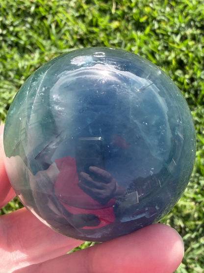 Blue Fluorite Sphere – 5.5cm | 274g
