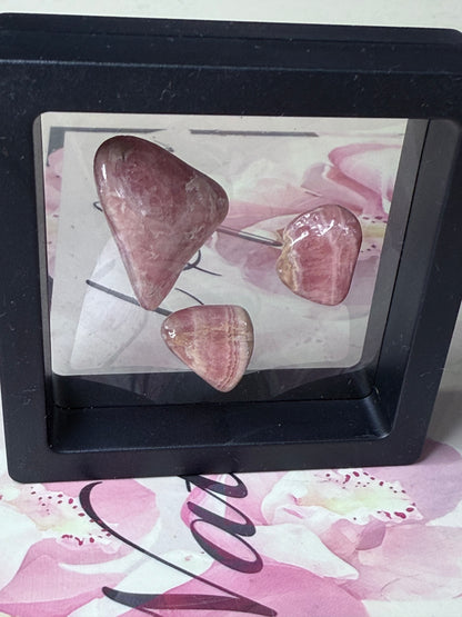High Quality RHODOCHROSITE Tumbles in Frame