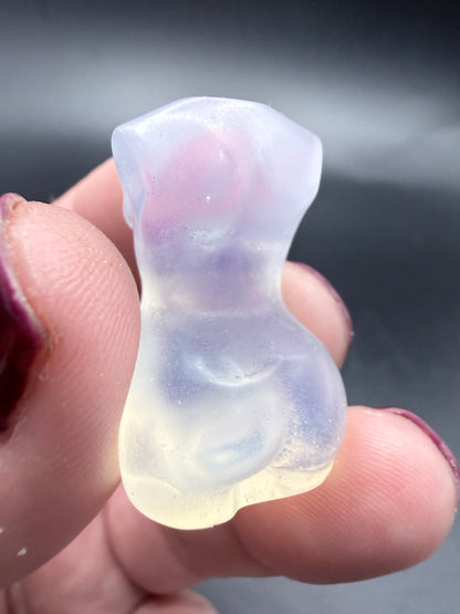 Goddess Torso Crystal Carvings