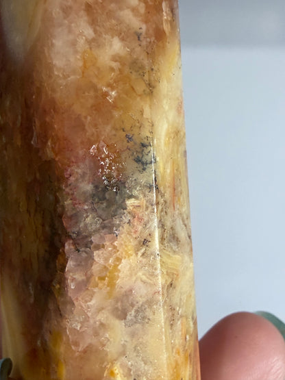 Crazy Lace Agate Tower A -