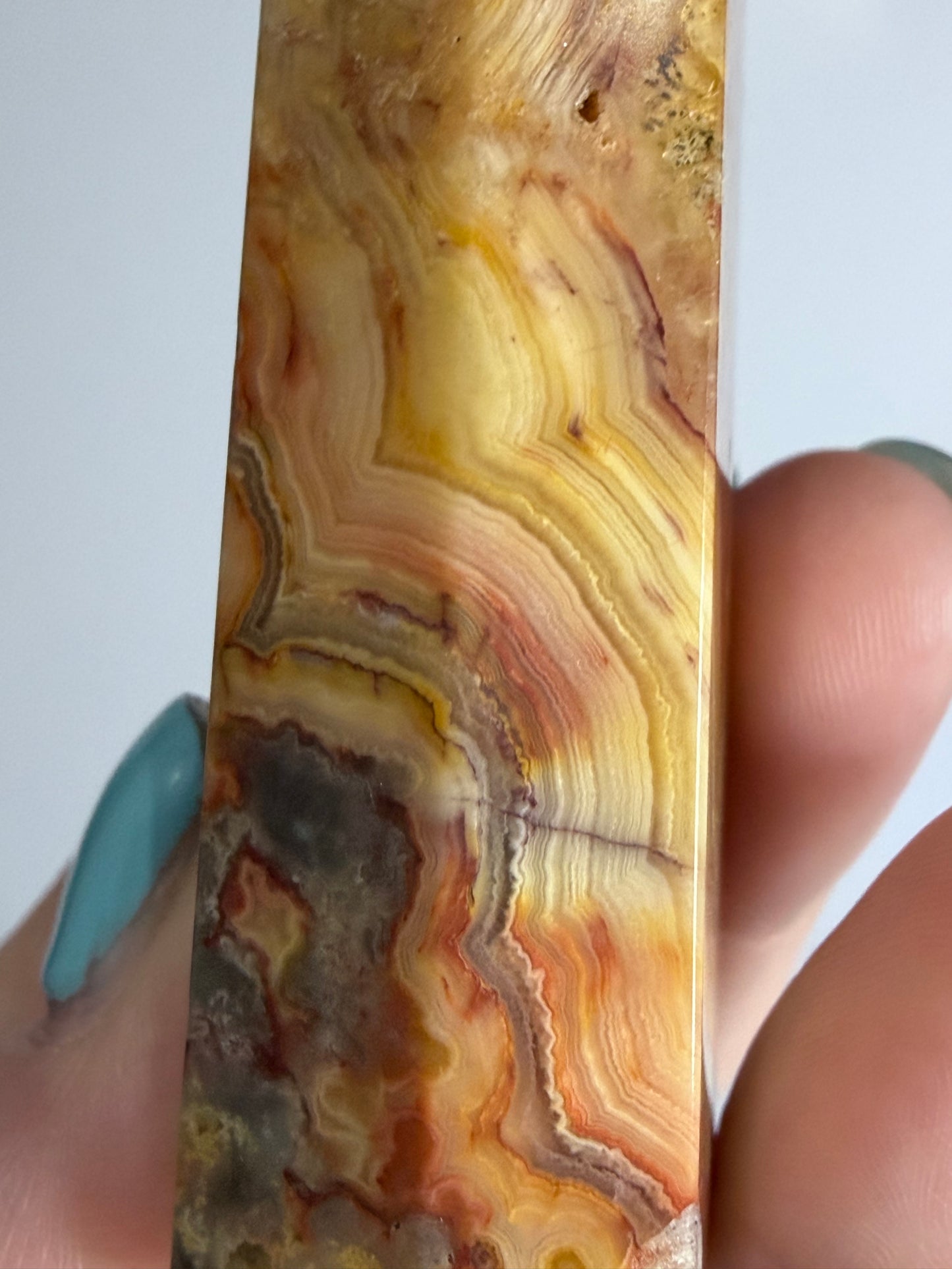 Crazy Lace Agate Tower A -